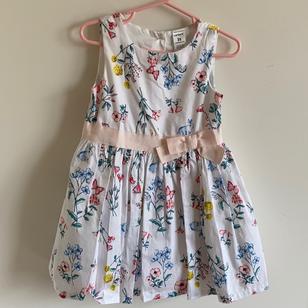 3T Floral Easter Spring Dress